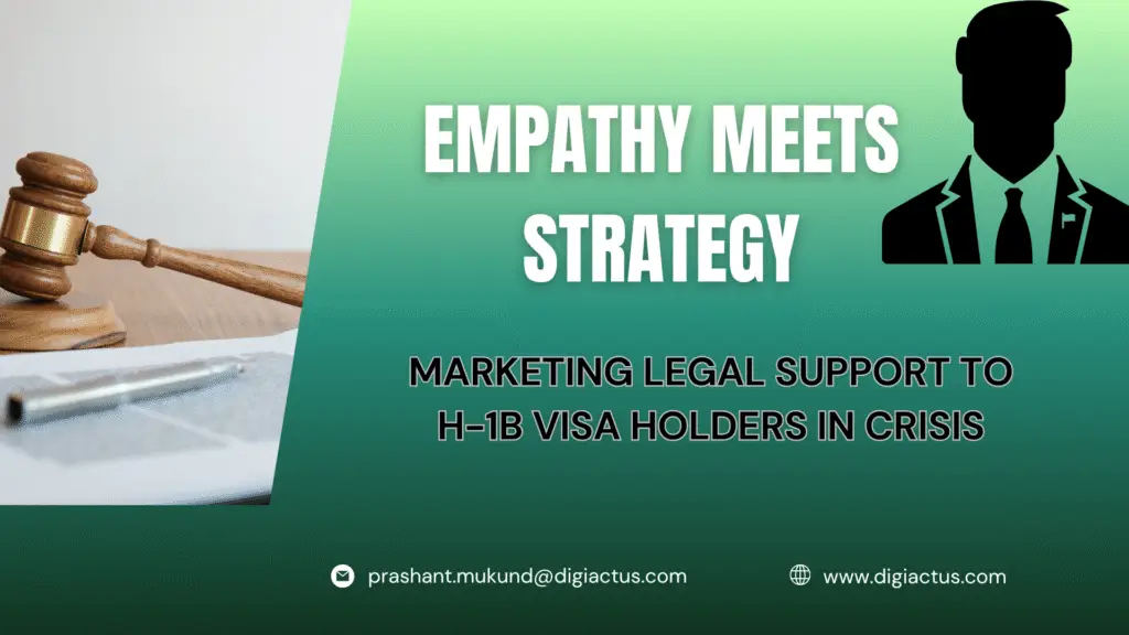 Marketing legal support to aid affected H1B Visa holders