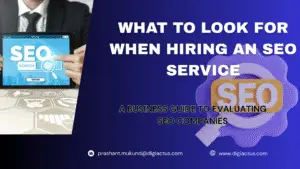 What to look for when hiring an SEO Agency