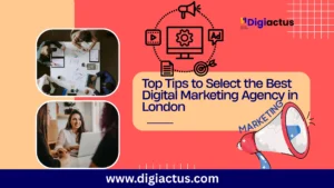 Business team reviewing a digital growth strategy for choosing the best digital marketing agency in London in 2025